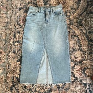 Just USA Light Blue Denim Skirt